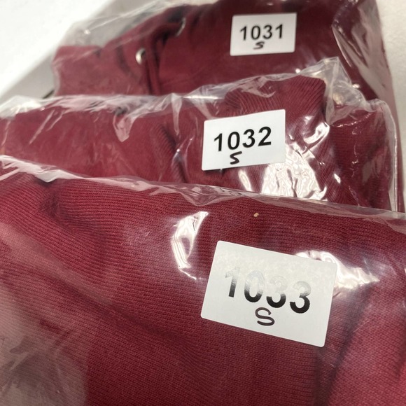 CHAMPION NEW Reverse Weave Fleece Embroidered  Hoodie Maroon Long Sleeve Small - Picture 5 of 5